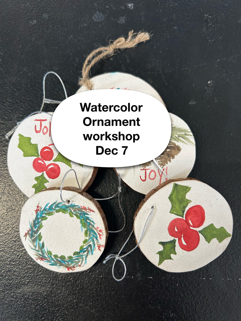 Paint Watercolor Ornaments