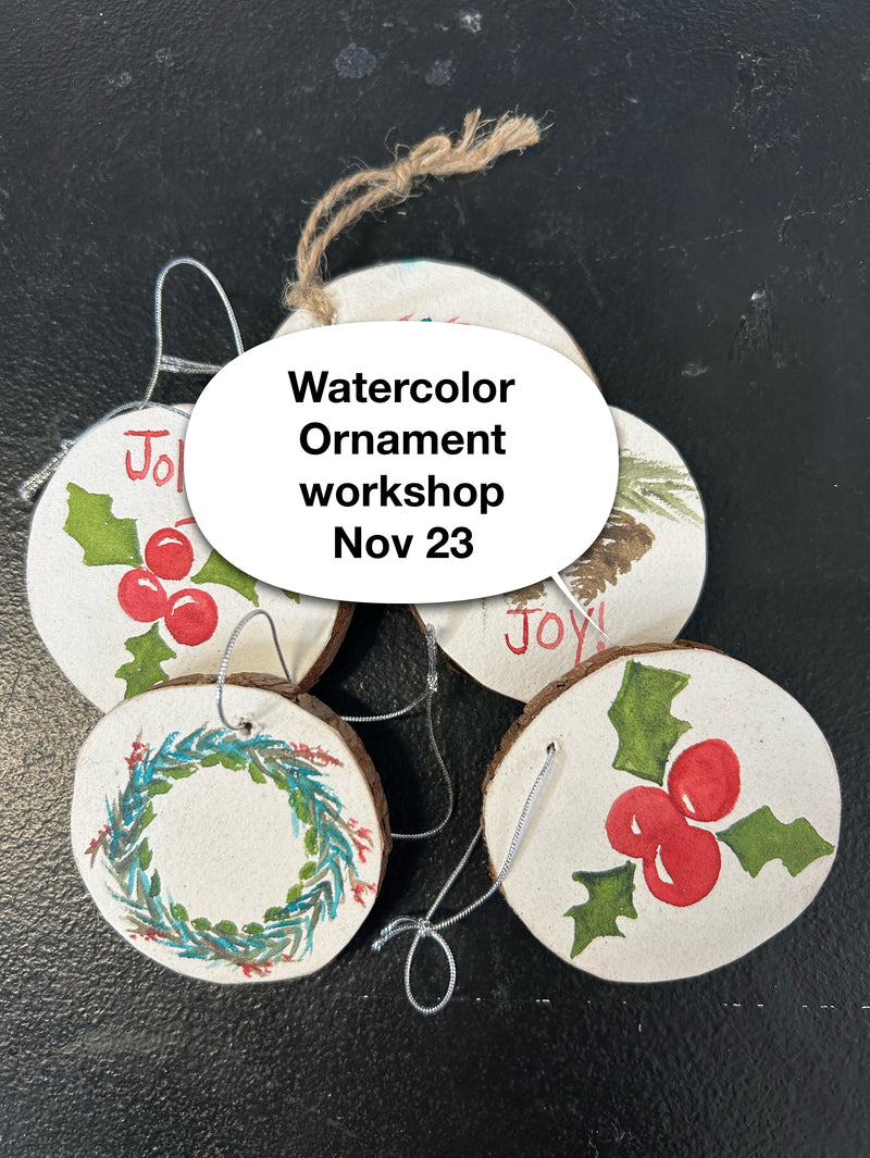 Paint Watercolor Ornaments